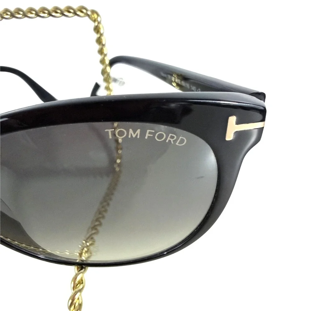 Tom Ford Sunglasses Cat Eye Maxim Womens Black  FT0787-01B-59 Made in Italy